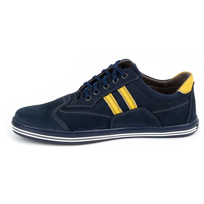 ABIS Sapatos masculinos 1801N azul marinho azul-marinho 1