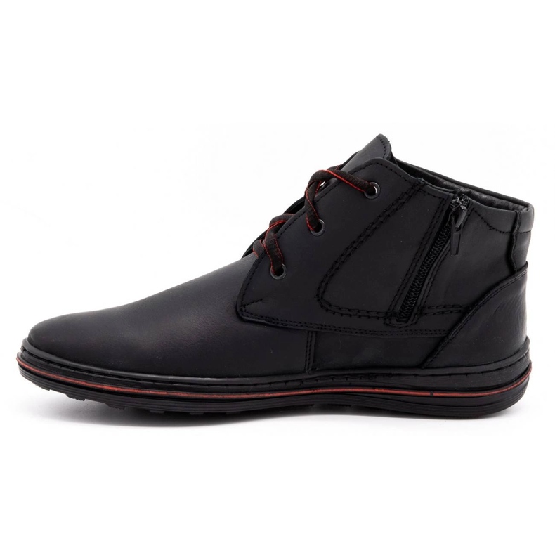 Polbut 339 sapatos masculinos negros preto 2