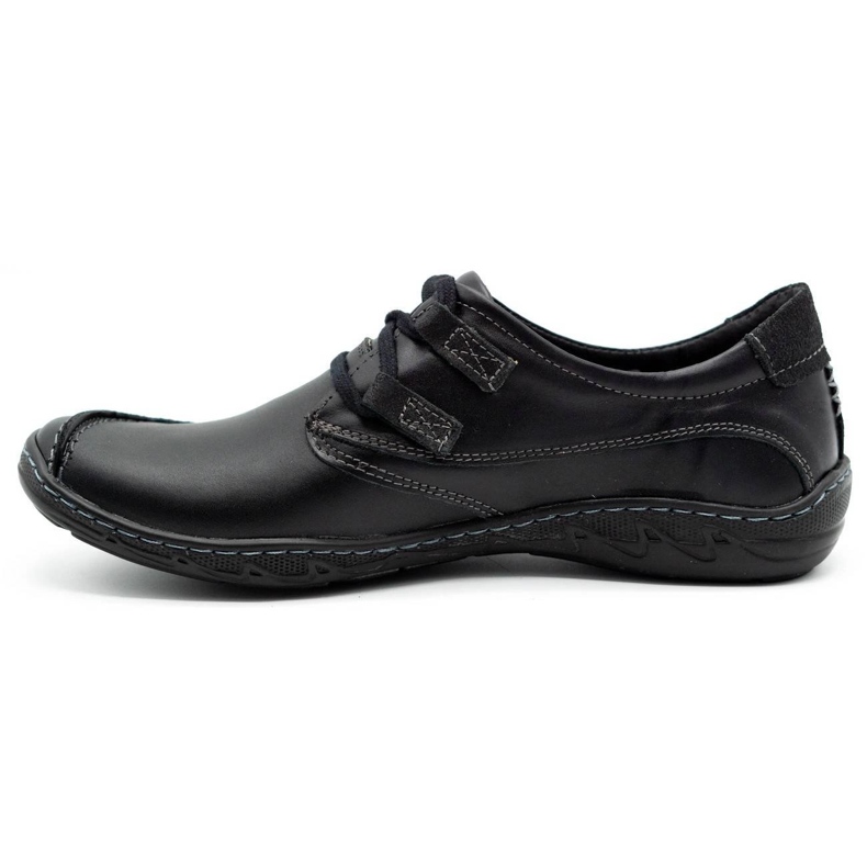 KOMODO Sapatos masculinos 583 pretos 1