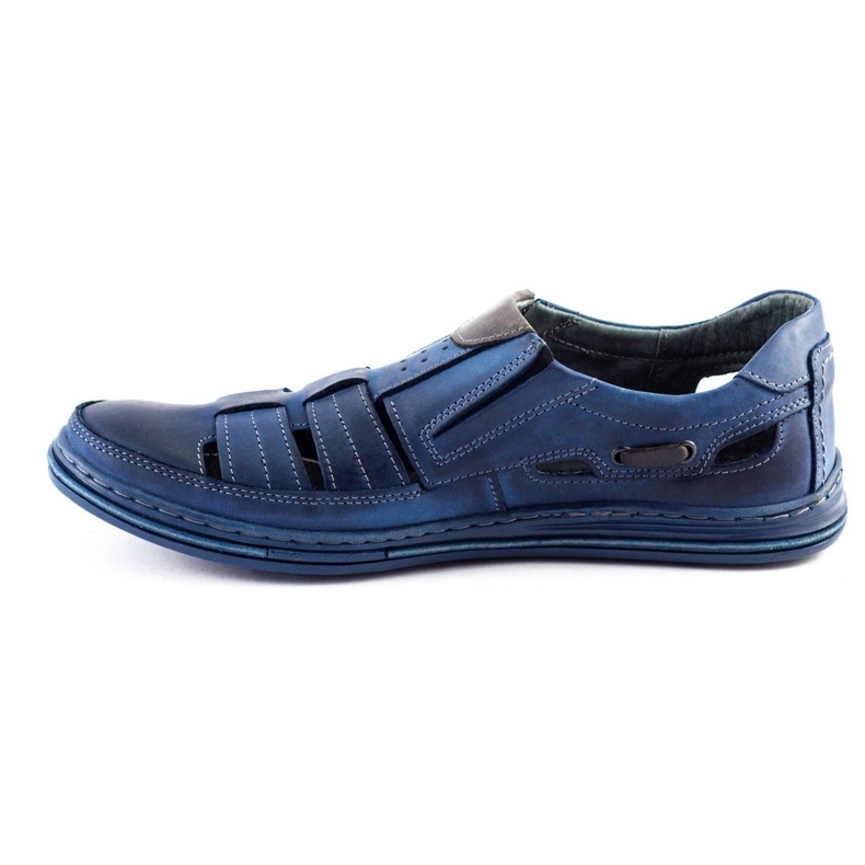 Polbut Sapatos abertos 06 masculinos para o verão azul marinho 2