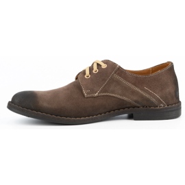 KENT 272 sapatos masculinos casuais marrons castanho 1
