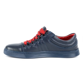 KENT Calçados casuais masculinos 305 azul marinho 1