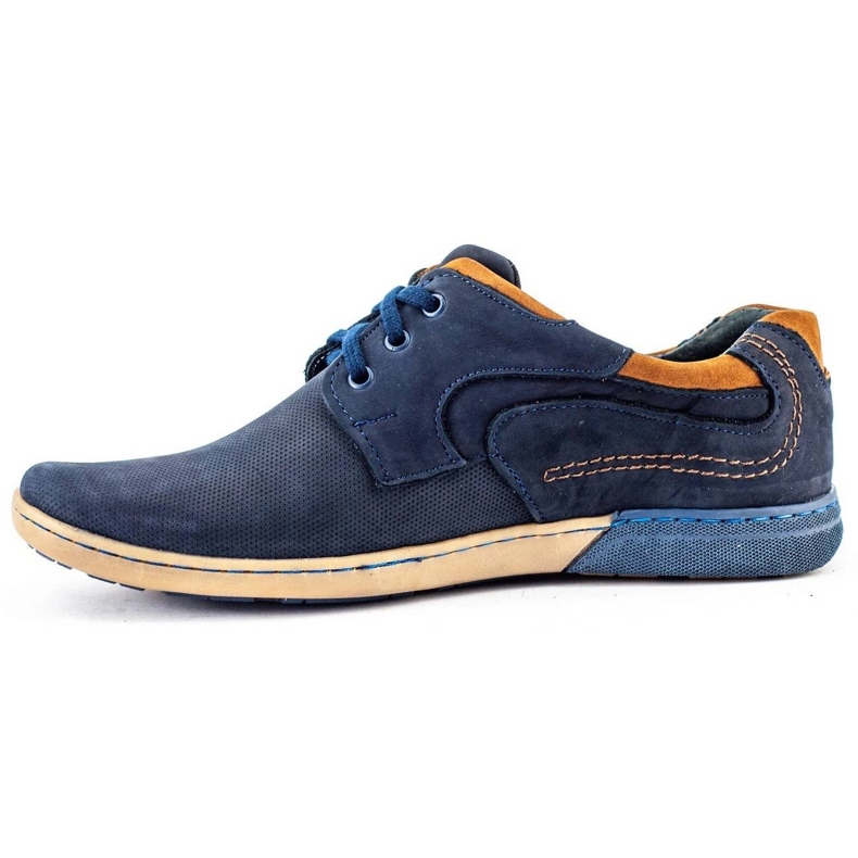 KOMODO Sapatos casuais masculinos 861L azul marinho 1