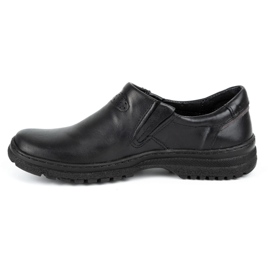 KOMODO Sapatos masculinos casuais pretos 869 1
