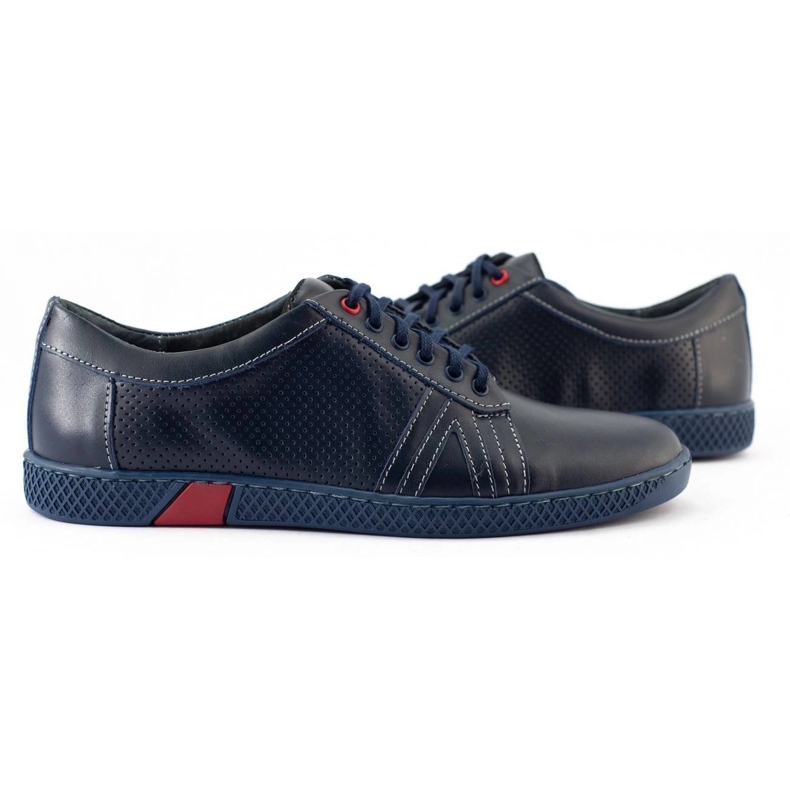 KOMODO Sapatos casuais masculinos 910 azul marinho 1