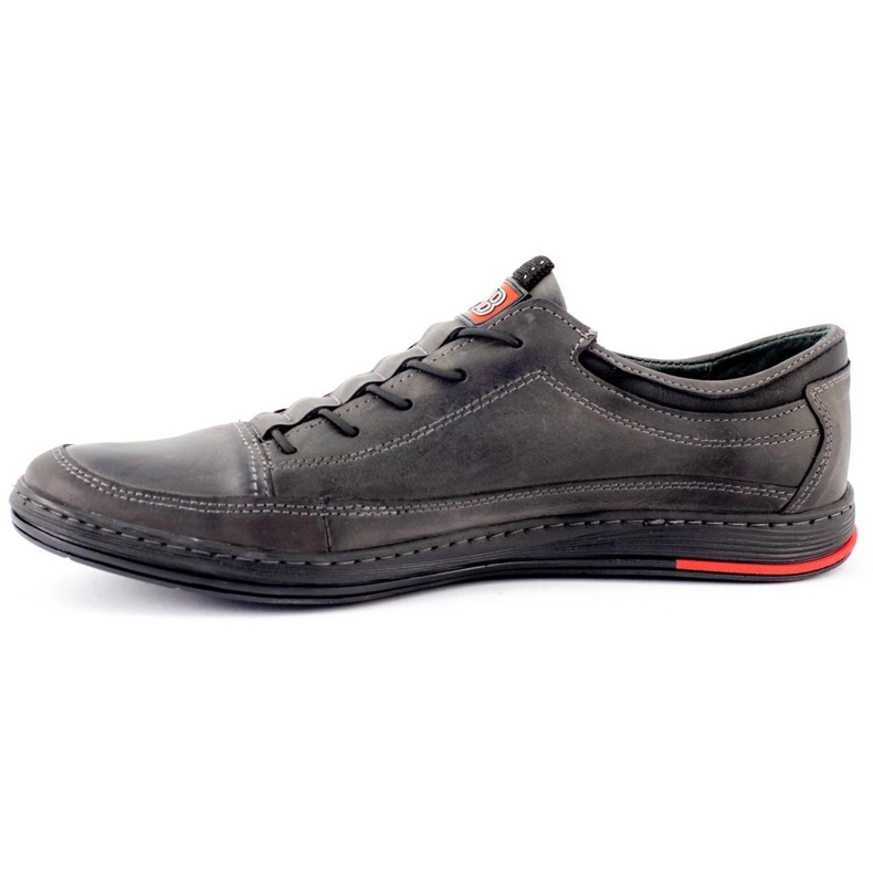 Polbut Sapatos casuais masculinos cinza K22 1