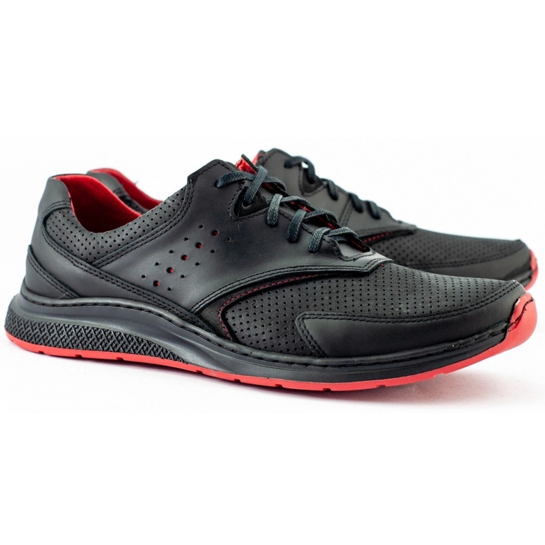 Polbut Sapatos esportivos masculinos negros J72 preto 1
