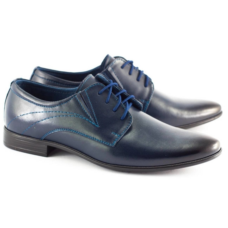 Lukas Sapatos formais masculinos 256 azul marinho 1