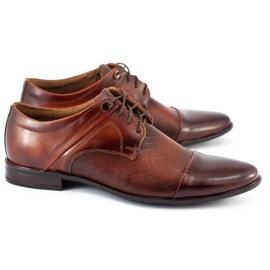 Olivier Sapatos formais masculinos 710 marrons castanho 2