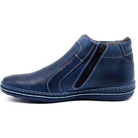 Polbut Sapatos de inverno masculino 381 azul marinho 1