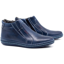 Polbut Sapatos de inverno masculino 381 azul marinho 2