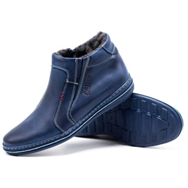 Polbut Sapatos de inverno masculino 381 azul marinho 3