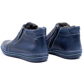 Polbut Sapatos de inverno masculino 381 azul marinho 7