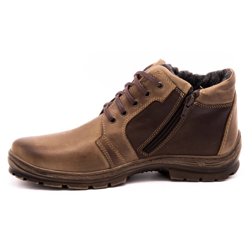 Polbut Sapatos de inverno masculinos K9s marrons castanho 1