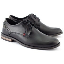 KOMODO Sapatos masculinos elegantes 859 pretos 1