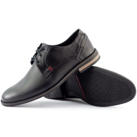 KOMODO Sapatos masculinos elegantes 859 pretos 2