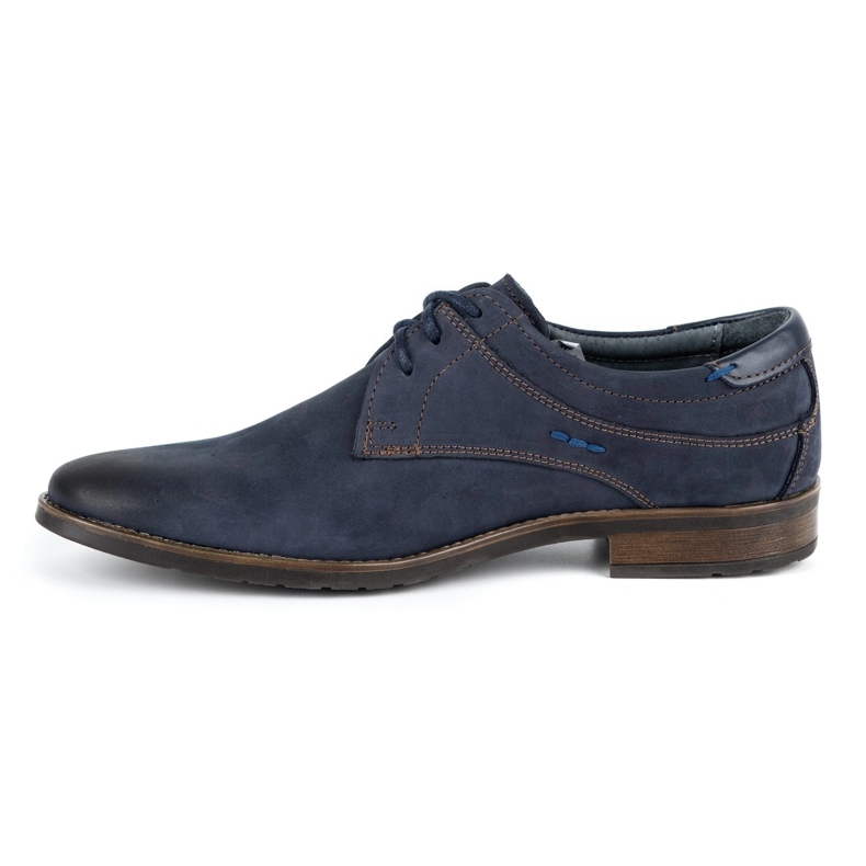 KOMODO Sapatos masculinos elegantes 877 azul marinho 1