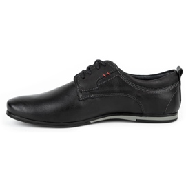 Olivier Sapatos masculinos elegantes para jeans 731 preto 1