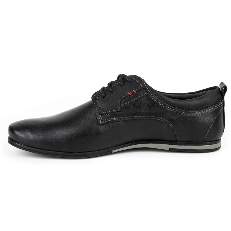 Olivier Sapatos masculinos elegantes para jeans 731 preto 1