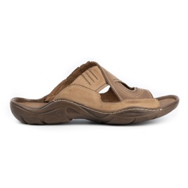 Mario Pala Chinelos masculinos marrons 400 castanho 1