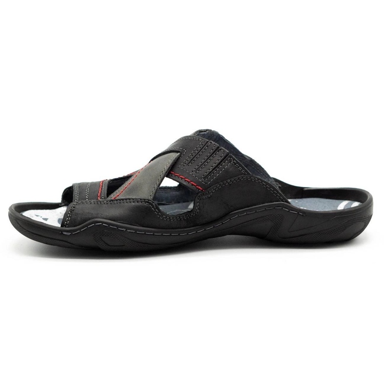 Mario Pala Chinelos masculinos 400 pretos 2