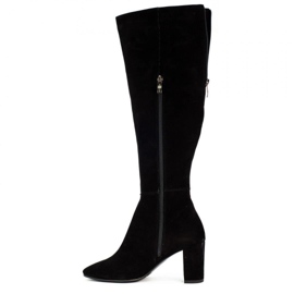 Neścior Botas femininas de inverno 078-T pretas preto 1