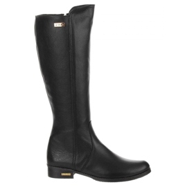 Olivier Botas pretas Ana, grão preto 1