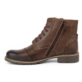 Mario Pala Botas de neve marrons masculinas 312 castanho 1