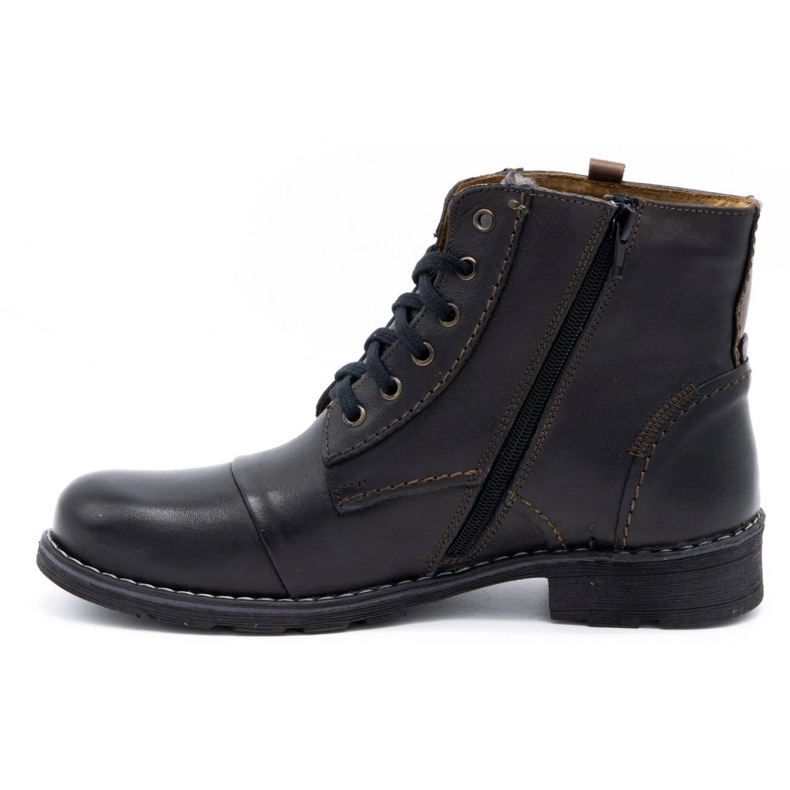 Olivier 312 botas de neve pretas masculinas preto 1