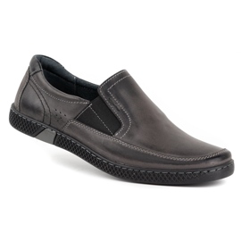 KOMODO Mocassins cinza masculinos 912 1