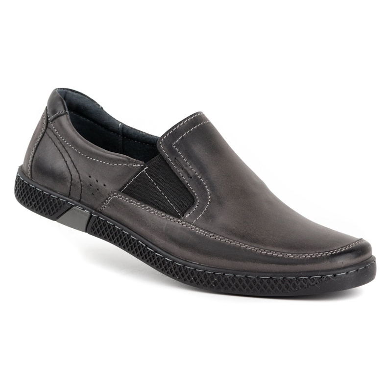 KOMODO Mocassins cinza masculinos 912 1