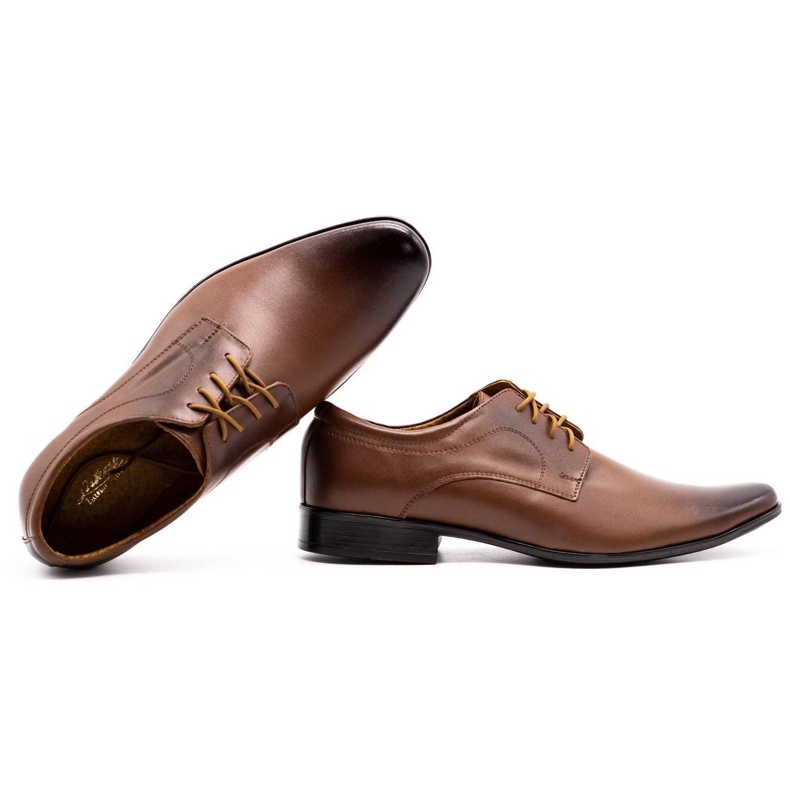 Olivier 108 sapatos formais masculinos marrons castanho 1