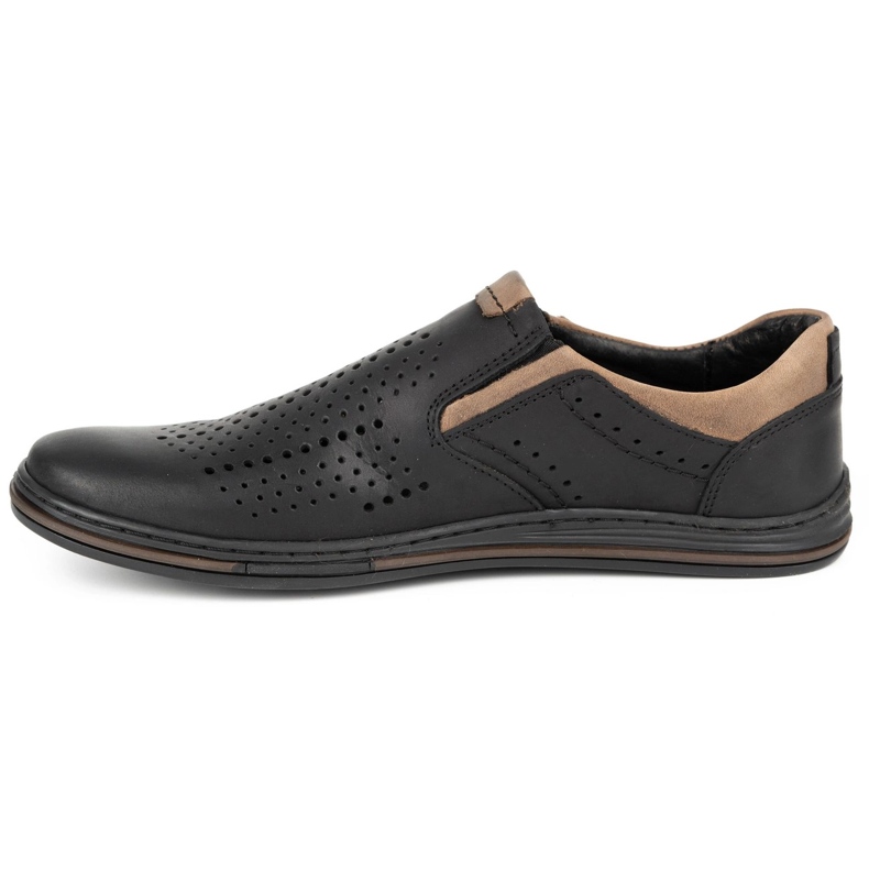 Polbut Brogues masculino 401 verão preto 2