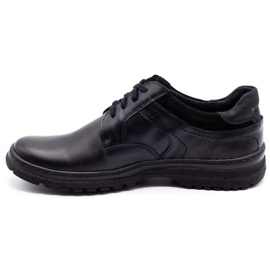 KOMODO Sapatos masculinos negros 835 preto 1