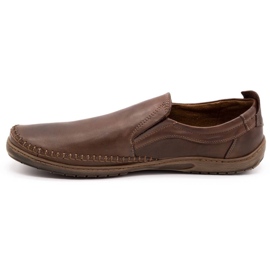 Mario Pala Mocassins Brogues Masculinos 531 Castanhos 1