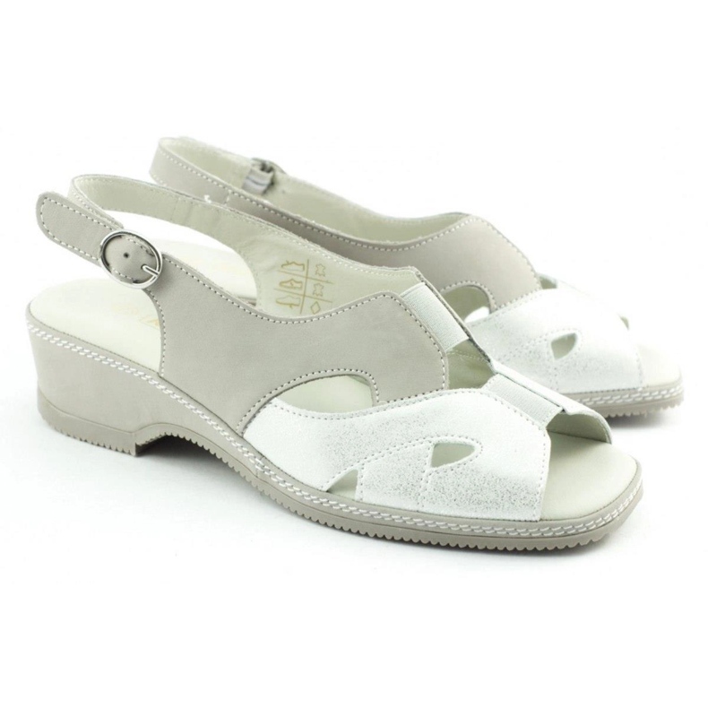 Sandálias femininas Gray Mariettas 3511 cinza 2