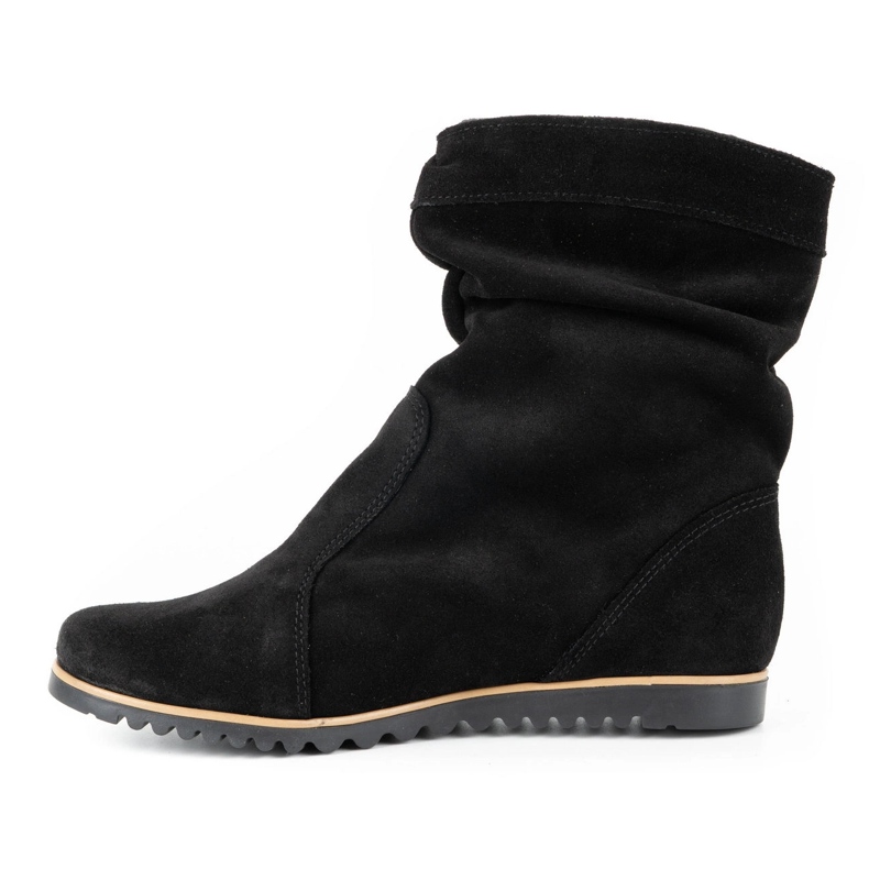 Olivier Botas de couro Emi Black preto 1