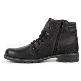 Mario Pala 323 botas de neve pretas preto 1