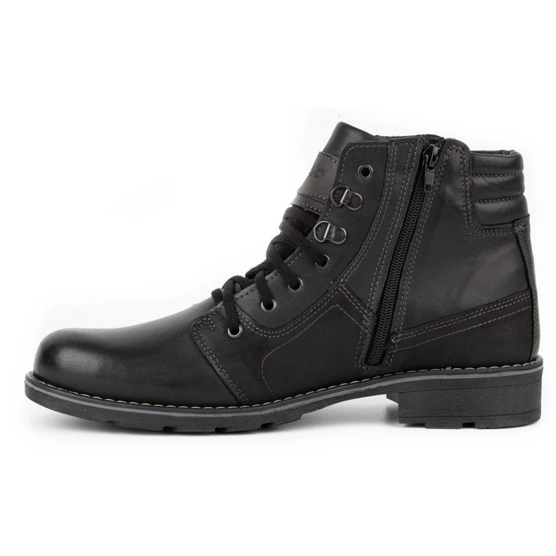 Mario Pala 323 botas de neve pretas preto 1