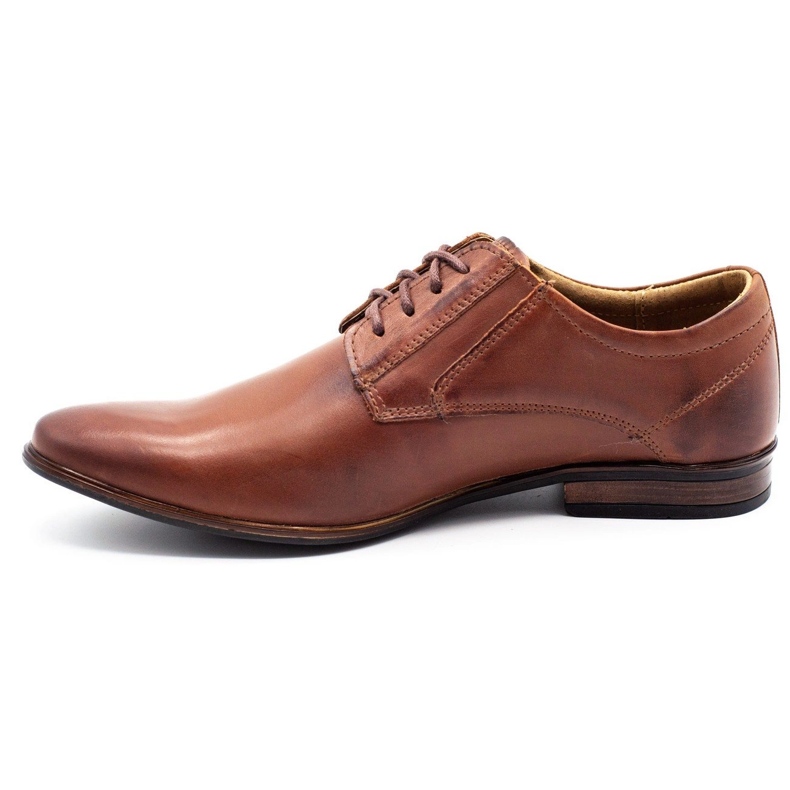KOMODO Sapatos masculinos formais 850 marrons castanho 1