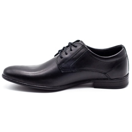 KOMODO Sapatos masculinos formais 850 tapete preto 1