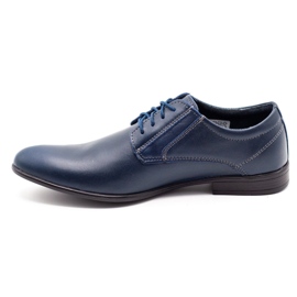 KOMODO Sapatos masculinos formais 850 azul marinho 1