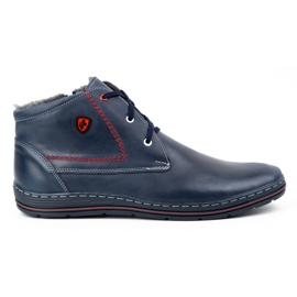 Polbut 339 botas de inverno masculinas azul marinho 1