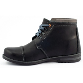 Olivier Botas de inverno masculinas, botas de neve 120 pretas preto 1