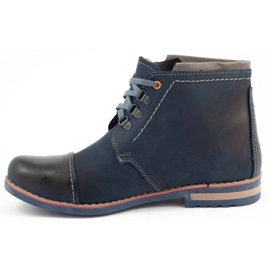 Olivier Sapatos de inverno masculino botas de neve 120 azul marinho 1