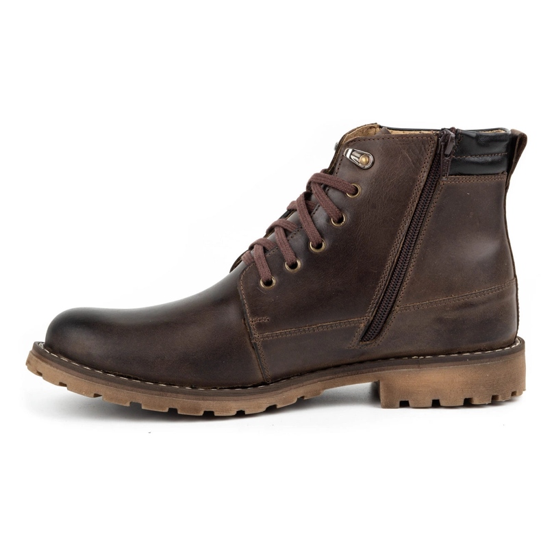 Mario Pala Botas de inverno 754 marrom escuro castanho 1