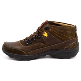 Olivier Sapatos de inverno masculinos 139GT marrom castanho 1