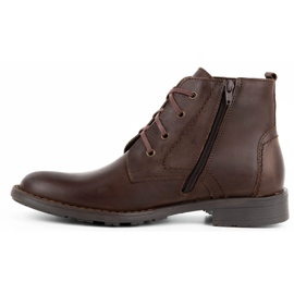 Polbut Sapatos de inverno masculino C20 marrom escuro 1