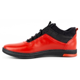 Polbut Botas de inverno masculinas vermelhas K27F vermelho 1