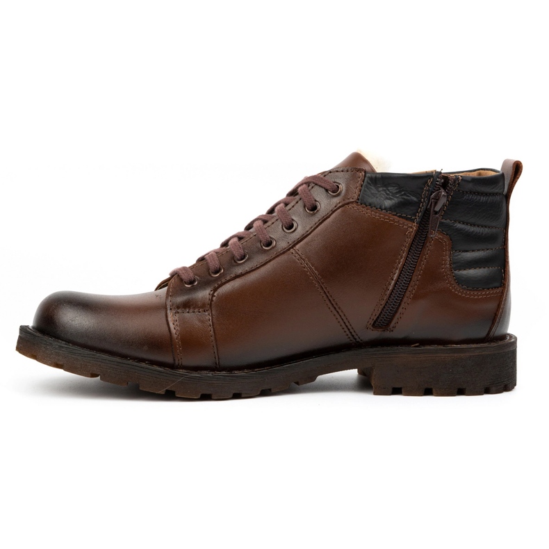 Mario Pala Botas de inverno masculinas marrons de 865 MP marrom 1